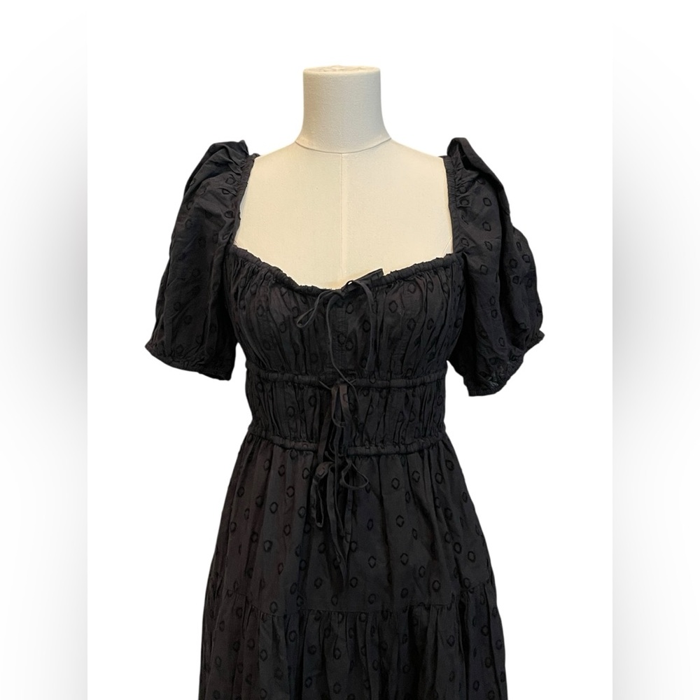 NWT Ulla Johnson Palma Tiered Cotton Eylelet Dress SIZE 8 - Picture 6 of 16